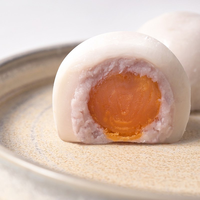 日式大福口味推薦6. 芋泥鹹蛋大福