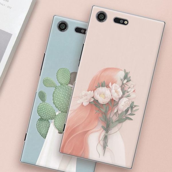 索尼Xperia XZ Premium手機殼索尼XZP保護套G8142文藝小清新彩繪