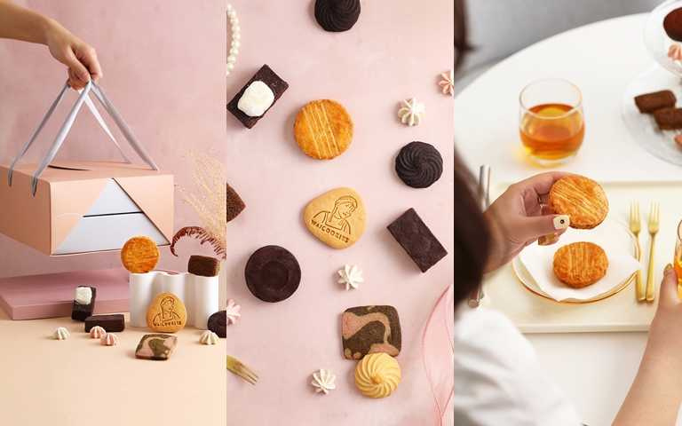 此次更看準新人送禮商機，於新光三越台南新天地門市獨家推出專人一對一試吃服務，並同步推出六款全新法式喜餅。