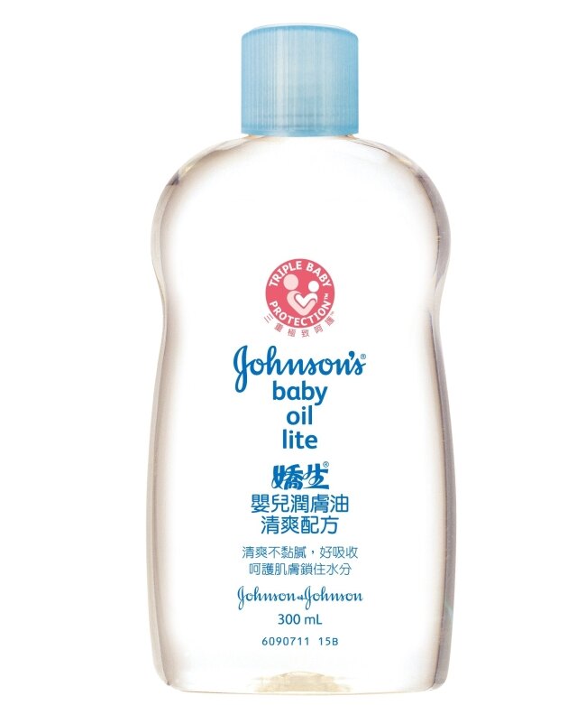 嬌生嬰兒潤膚油-清爽300ml