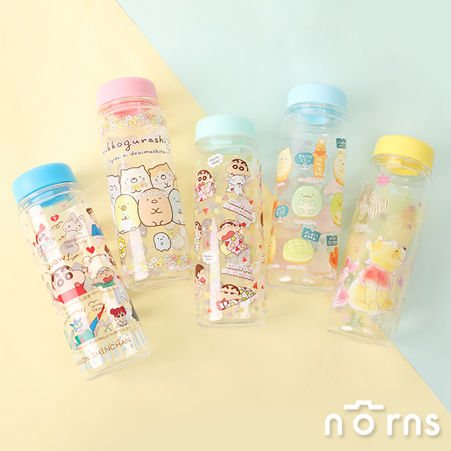 日貨透明水壺v6-Norns 500ml水瓶 餐具 冷水壺 角落生物 蠟筆小新 迪士尼 維尼 史迪奇 奇奇蒂蒂 小美人魚 日本進口 正版授權