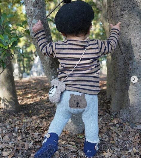 絶対的な信頼 gap とれれ くまさんタイツ ベビータイツ レッグウェア