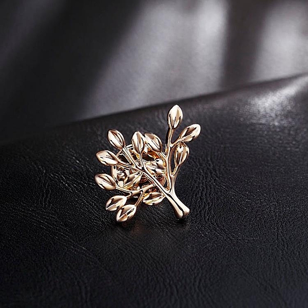 歐美樹葉男士胸針復古英倫西裝胸花配飾高檔襯衫領針領扣潮人徽章