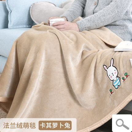 【免運】小毛毯被子夏天珊瑚絨加厚冬季蓋腿單人空調毯子薄款午睡蓋毯夏季