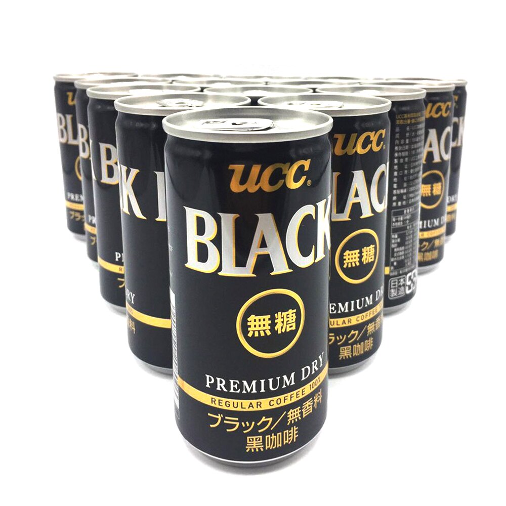 代購 UCC BLACK(兩箱) 限宅配 無糖黑咖啡一箱30罐 一罐184ML熬夜 早餐 下午茶 點心 提神 能量