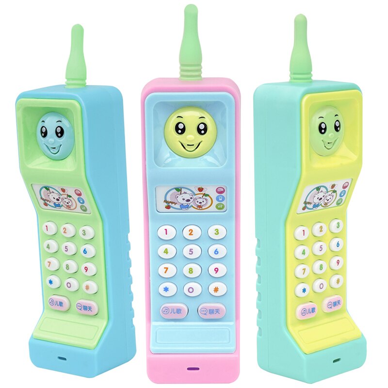 兒童大哥大玩具手機嬰兒女孩寶寶仿真電話可咬防口水益智0-1-3歲