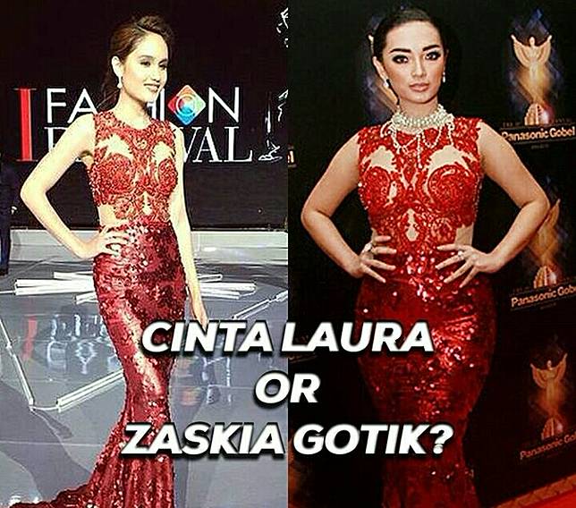 Deretan Artis Cantik Indonesia Ini Pernah Pakai Baju yang Sama alias Kembar. Siapa Lebih Pantas?