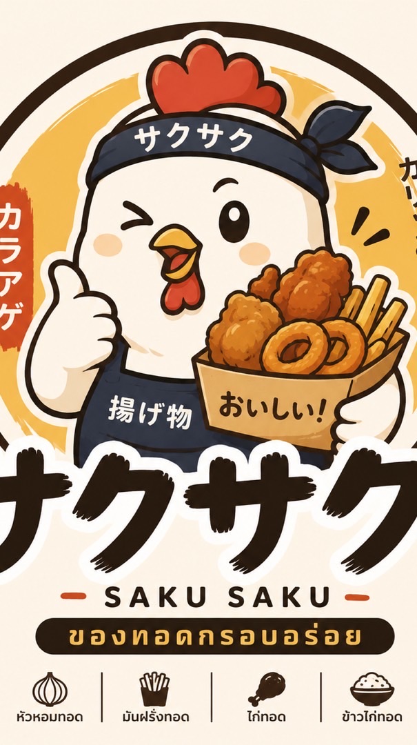 Saku Saku กรอบทอด