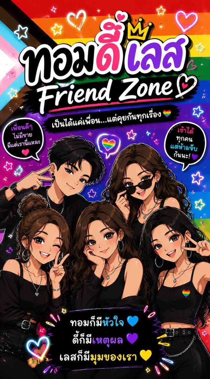 🔥🌈 ทอมดี้ เลส Friend Zone | ห้ามใจบาง 💫💋