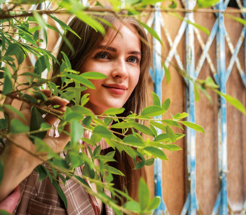 原想25歲結婚的宋蕊安，現在轉念要繼續打拚事業，期盼能發光發熱。（攝影／張祐銘）