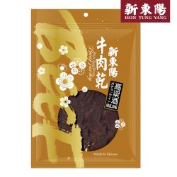 ◎★嚴選澳洲進口牛肉及純正高粱酒|◎★獨家滷汁熬煮焙炒，誘人香氣破表|◎★風味獨特，咬勁十足又大塊，肉質軟而不爛、肉片完整且厚實品牌:新東陽品牌國家:台灣類型:豆乾/肉乾種類:牛肉乾/肉紙葷/素:葷保