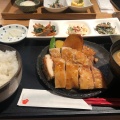 鶏のもも焼き定食 - 実際訪問したユーザーが直接撮影して投稿した東野田町居酒屋鶏とお野菜 はーばーどの写真のメニュー情報