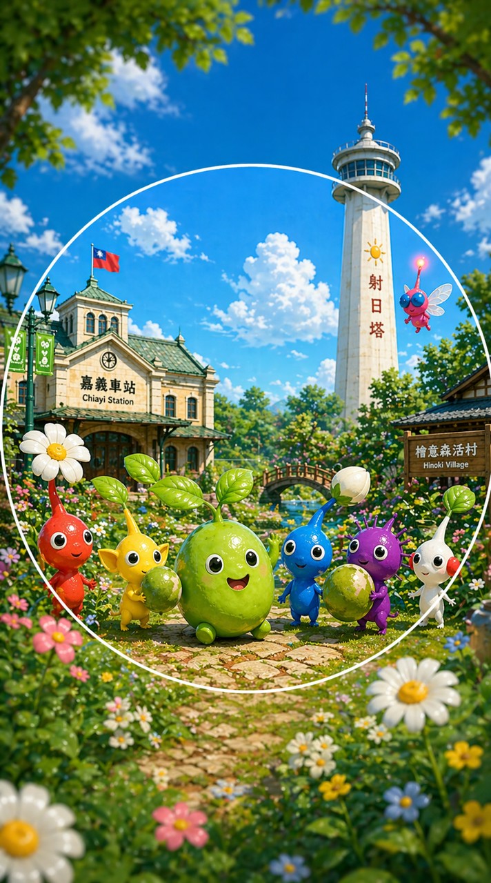 皮克敏世界的綠豆們|嘉義