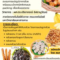 กลุ่มเรียนรู้การแปรรูปกล้วย🍌🍌