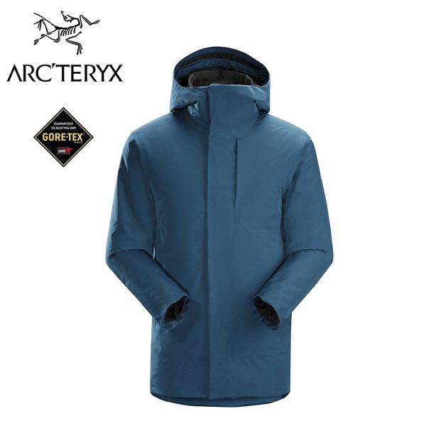 Arc'teryx 始祖鳥 MAGNUS 保暖連帽大衣外套 赫卡特藍 男款 #21734