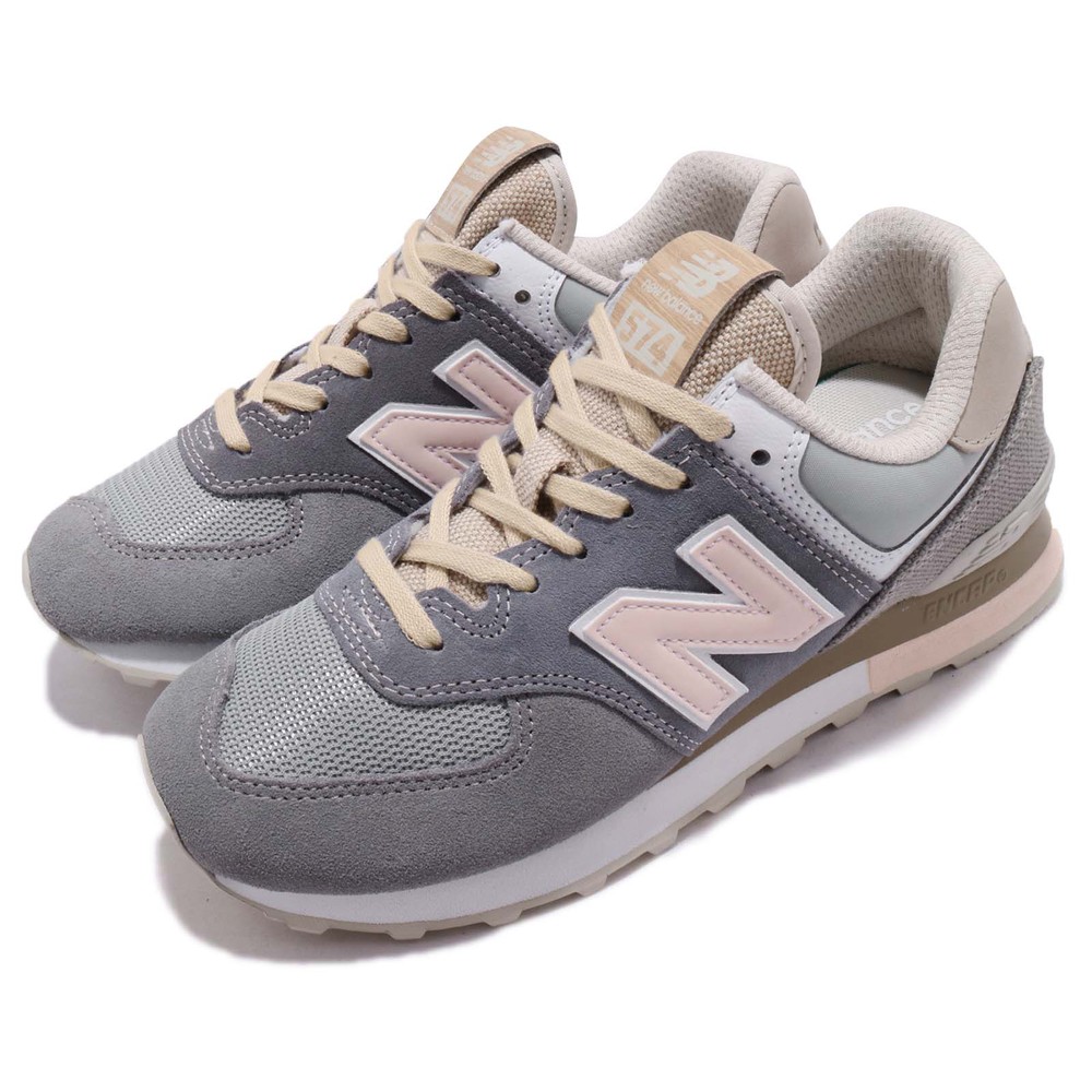 復古休閒鞋品牌:NEW BALANCE型號:ML574BSGD品名:ML574BSG D配色:灰色,粉色