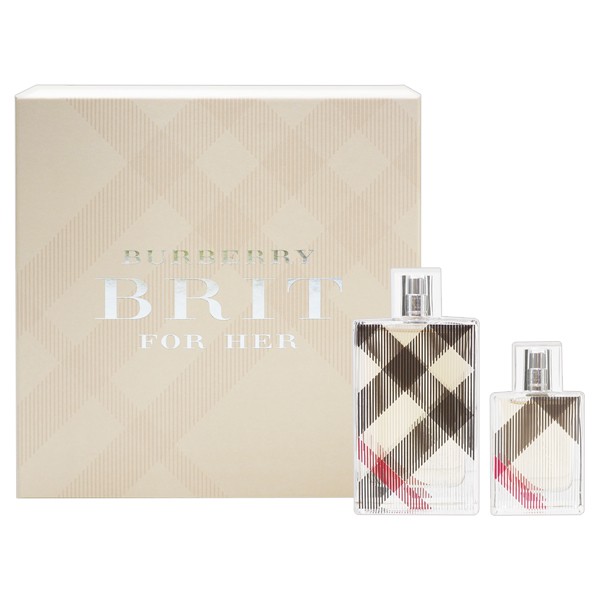 BURBERRY 風格女性淡香精經典格紋禮盒(100ml+30ml)【小三美日】空運禁送 D765115