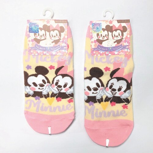 米奇直版襪-櫻花520(15~22cm/22~26cm)【愛買】