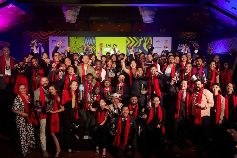 於曼谷文華東方酒店頒獎典禮現場。