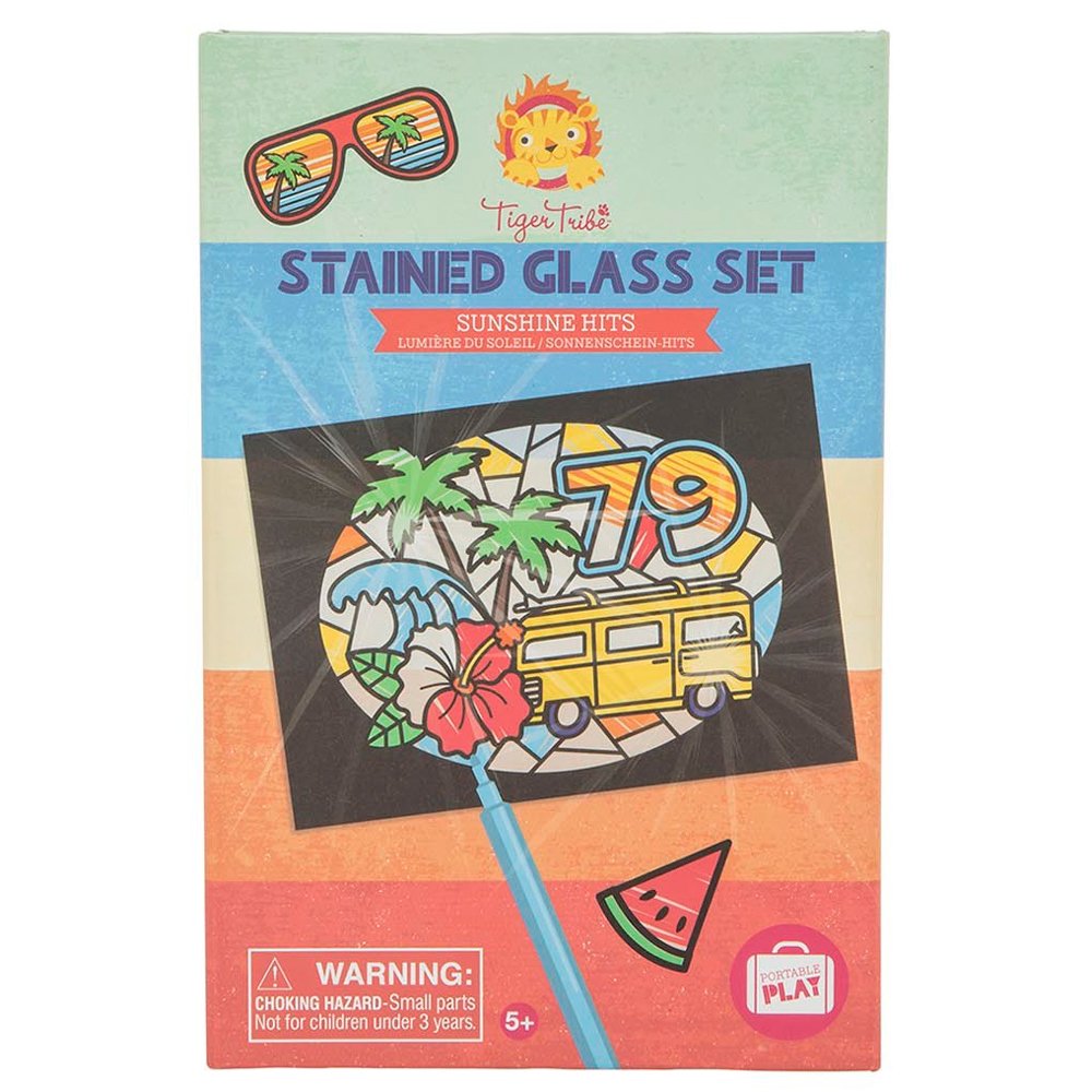 填上漂亮的顏色，裝飾窗上的風景！