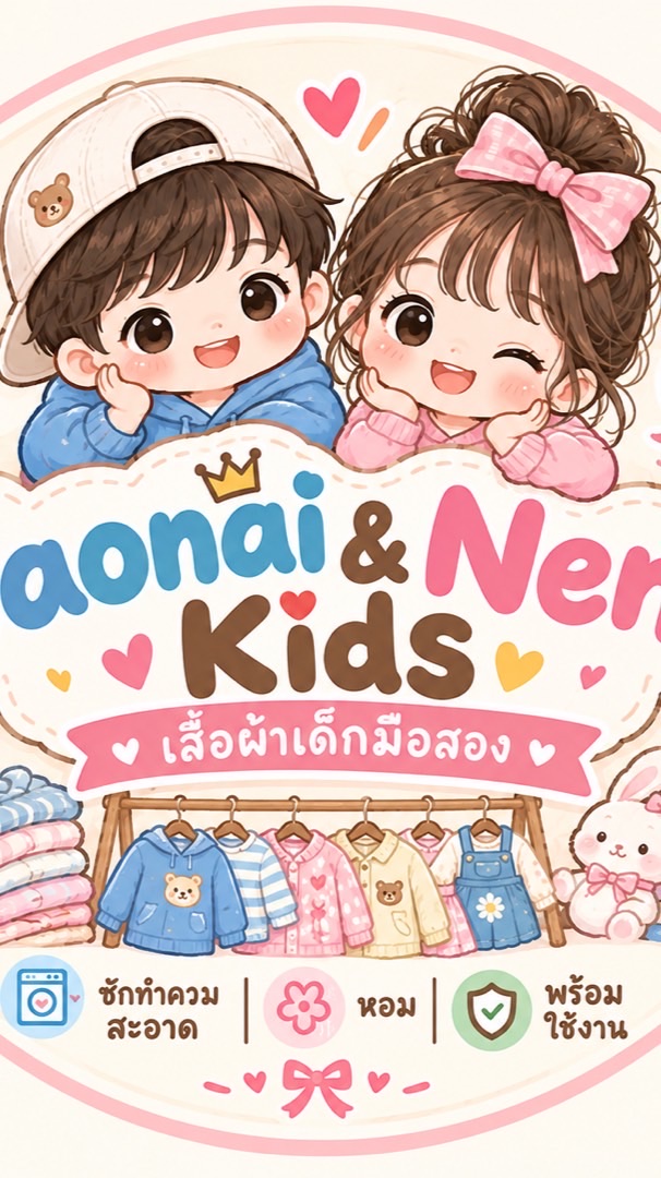 🌈Jaonay&Nene kids🌈แจ้งเลขพัสดุ+แจ้งเตือนไลท์