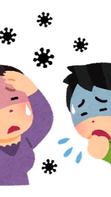 風邪引いちゃった学生集合😷