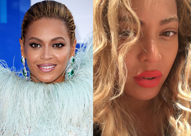 歐美名人妝前妝後