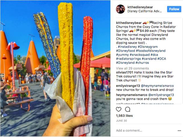 Churros Glitter Dijual di Disneyland California, Seperti Apa Rasanya?