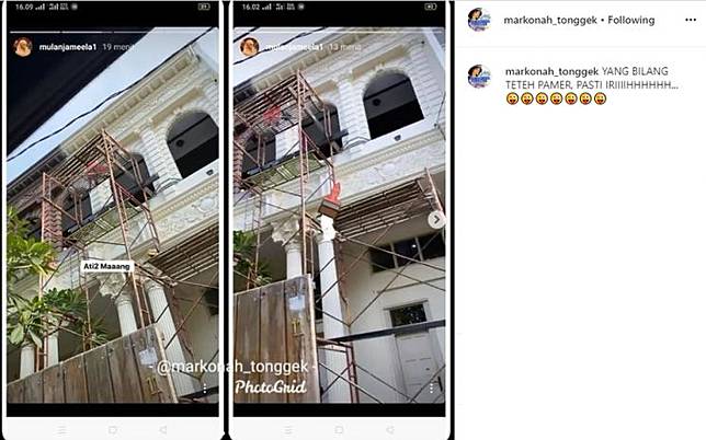 Penampakan Rumah Mulan Jameela Saat Direnovasi Ini Curi Perhatian Brilio Net Line Today