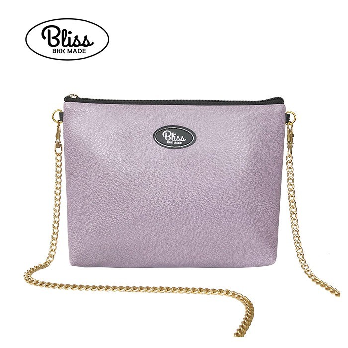 泰國 bliss bkk包 素色紫 可肩背 可手拿 泰國必買 現貨供應中