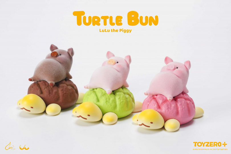 還有超療癒「蜜瓜烏龜包」熱騰騰出爐，原味、草莓、巧克力三種口味任豬挑選！