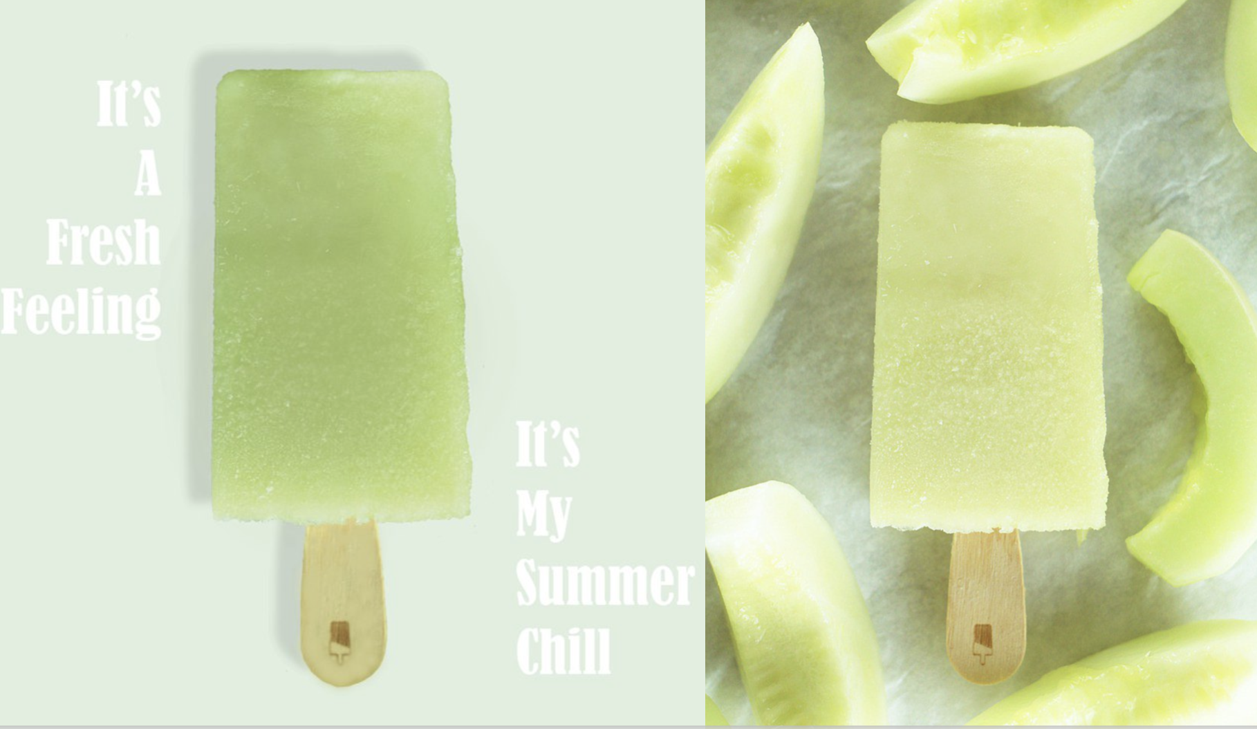 清新解膩 香瓜水果冰棒