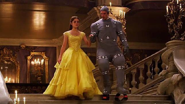 6 Potret di Balik Layar Beauty and the Beast Sebelum Dipoles Efek CGI