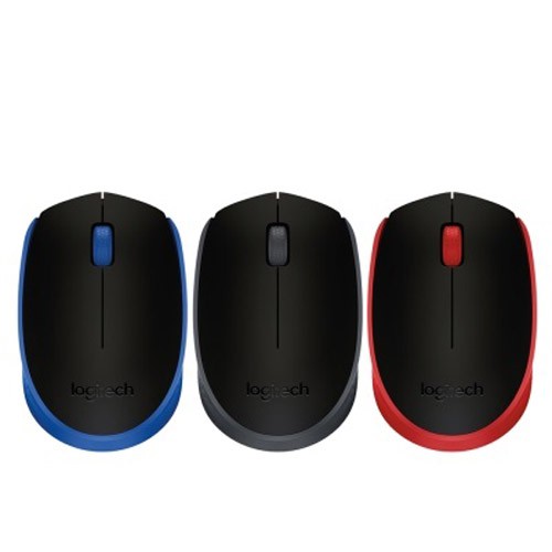 Logitech 羅技 M170無線滑鼠 黑 藍 紅 3色可選