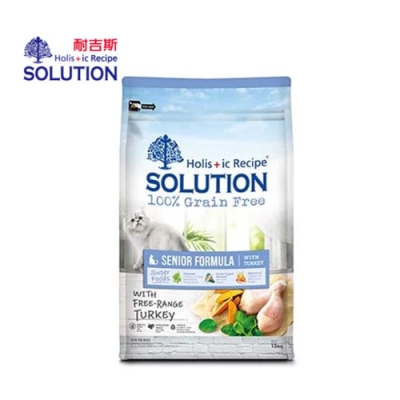 耐吉斯 超級無穀熟齡貓養生配方(海藻+綠唇貝+鮭魚油) 1.5kg