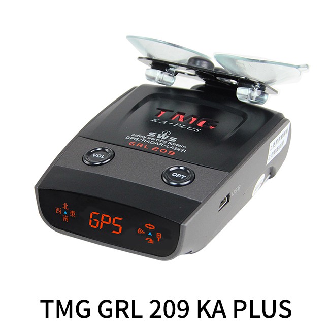 [送雙好禮] TMG GRL 209 KA PLUS 全功能衛星雷達警示測速器 (禾笙科技)