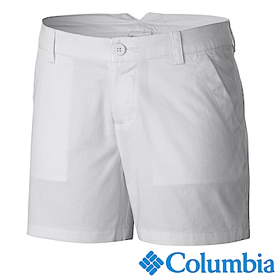 Columbia 哥倫比亞 防曬30短褲-白色 UAL47200WT