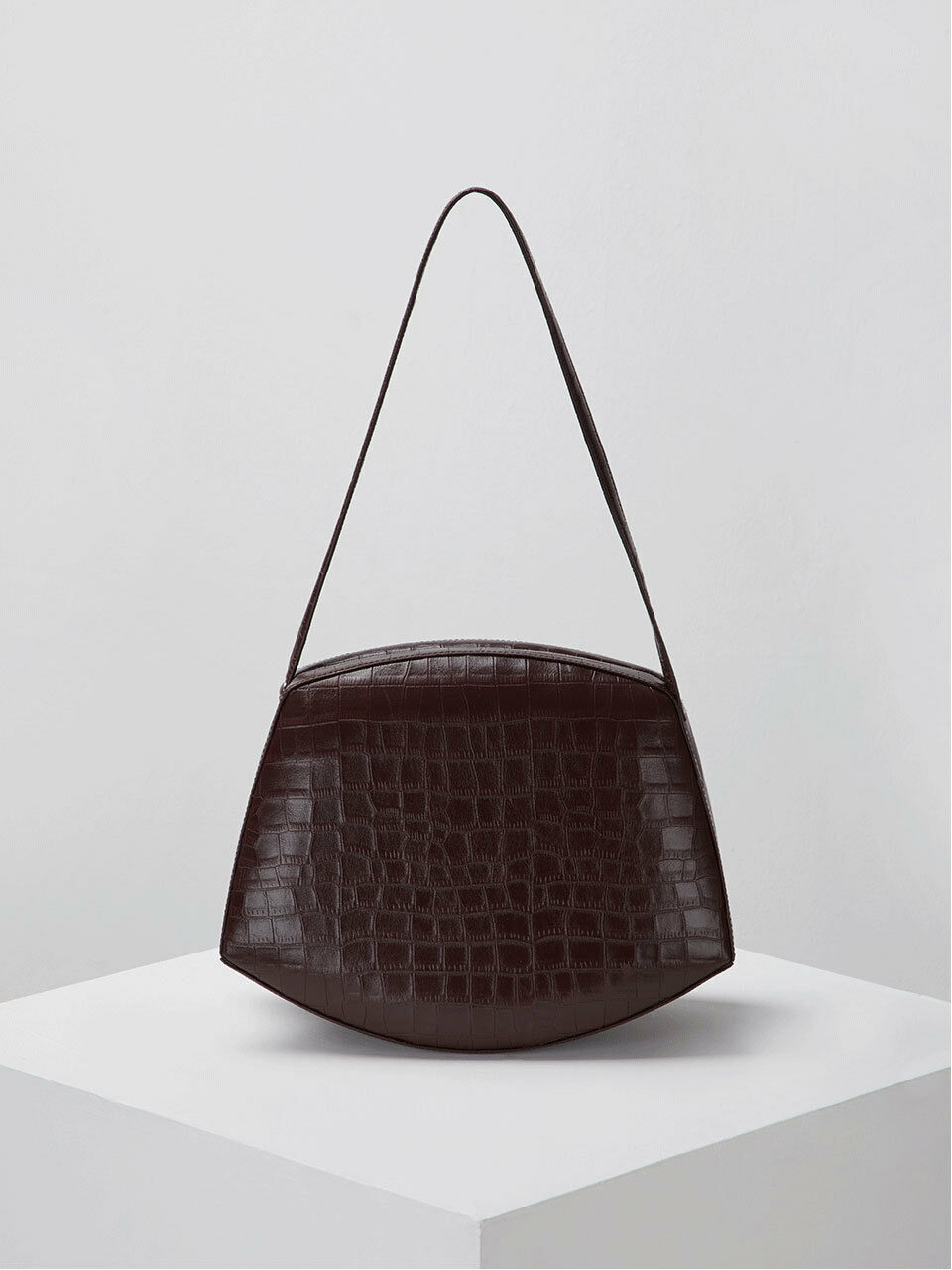 Archivepke Shell Shoulder Bag_Burgundy