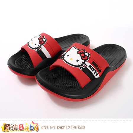 流線美型設計,服貼腳型穿起來超舒適HELLO KITTY授權圖案更讓整體活潑亮眼