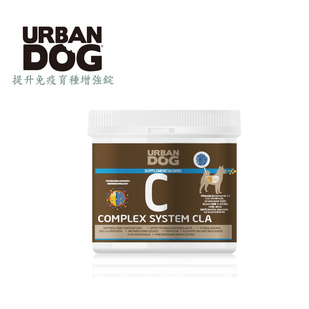 【義大利 Urban Dog】寵物專用保健食品-提升免疫育種增強錠 300g