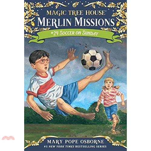 書名：Merlin Mission #24: Soccer on Sunday (平裝本)系列：Magic Tree House Merlin Missions定價：210元ISBN13：978030