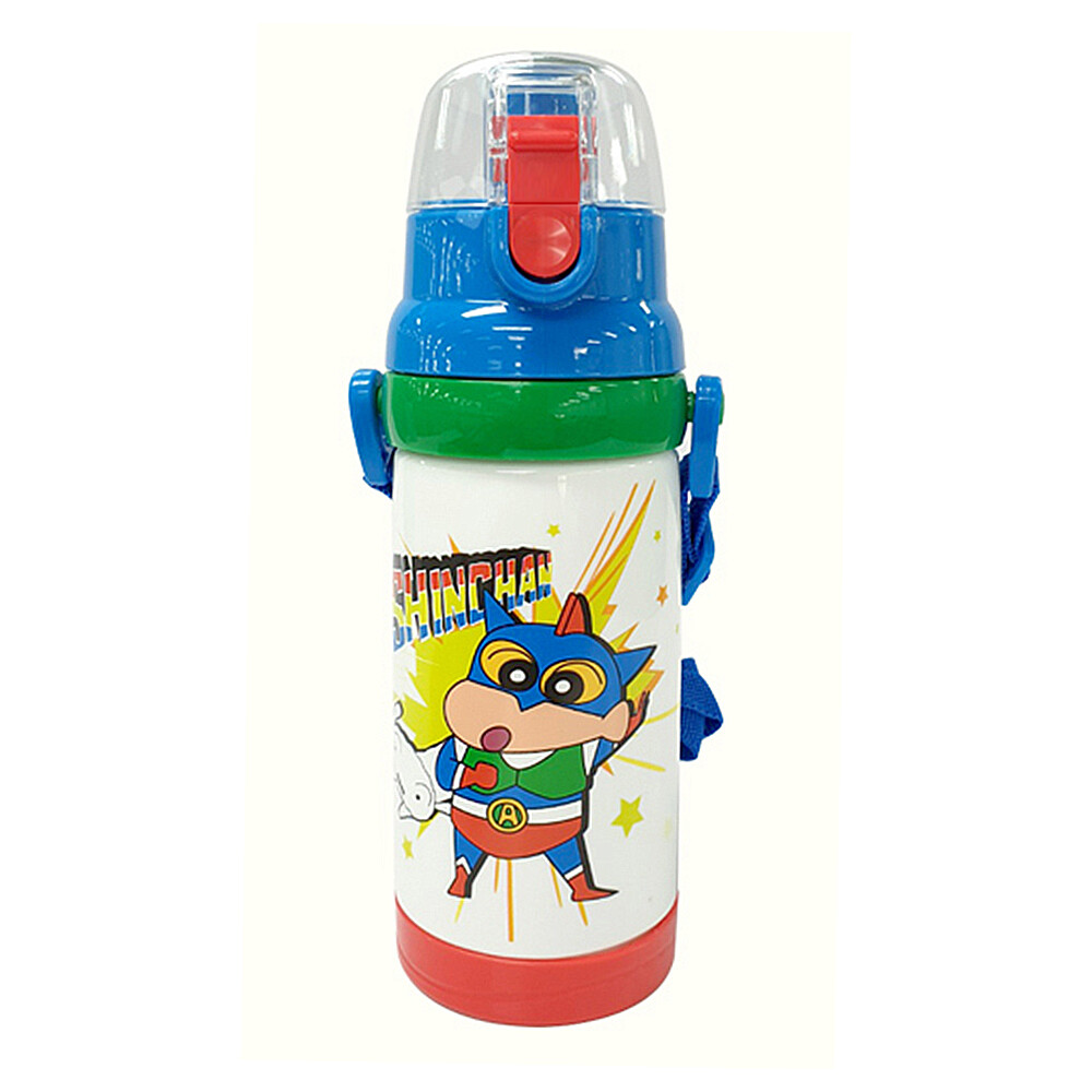 蠟筆小新 直飲式開關水壺 470ml 韓國 crayon shinchan
