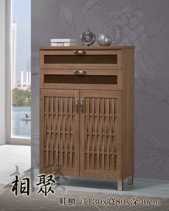 《相聚》 鞋櫃 馬來西亞進口鞋櫃 耐磨木紋 防水糸統板 咖啡色 非 H&D ikea 宜家 【新生活家具】