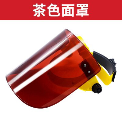 割草機防護面罩 舒適型工地輕便勞保頭盔式防護面罩男士實用割草機兒童面具打磨『LM2506』