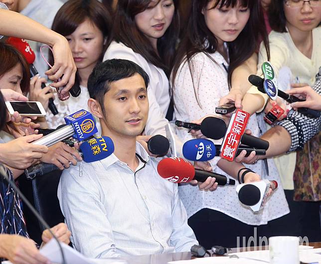 沃草前執行長柳林瑋在今年四月出席「台北市政府公民參與委員會」第一次大會。