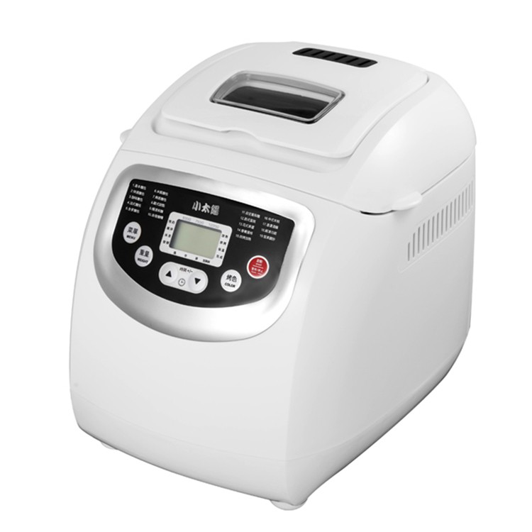 品牌：小太陽型號：TB-8021★★★ 加贈不鏽鋼麵包刀【商品特色】◎採用不銹鋼發熱管◎可拆卸果料盒，果料自動投入設計 ◎三種麵包重量設計，可選擇500g/750g/1000g麵包◎觸控式選鈕，LCD