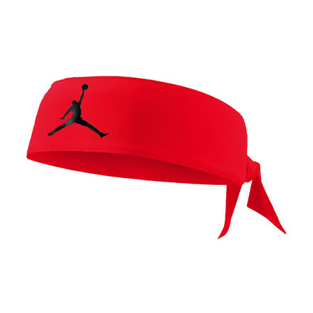 品牌: NIKE型號: JJN0060-5OS品名: Jordan Jumpman Dri-Fit Head Tie特點: 喬丹 飛人 頭巾 吸汗快乾 網球 運動 紅 黑