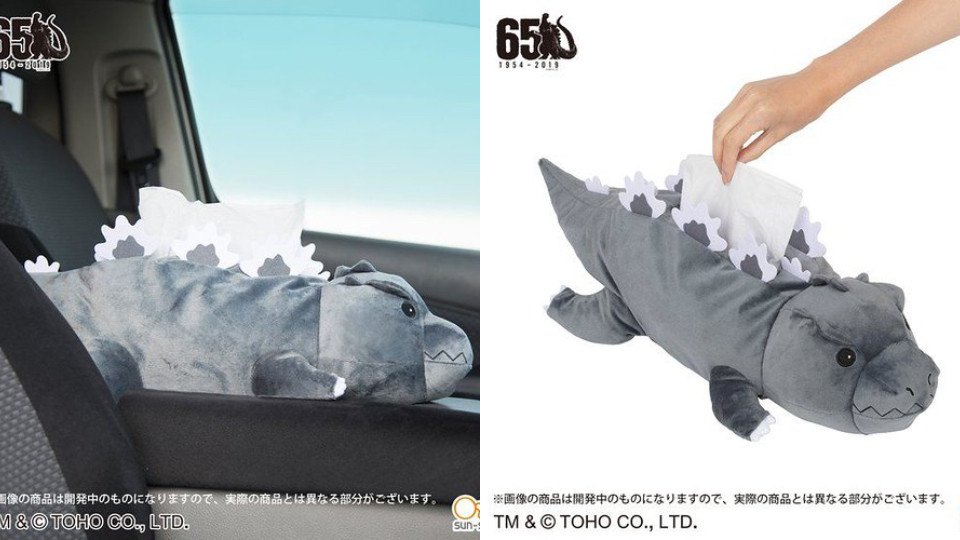 哥吉拉 摩斯拉幼蟲吐絲攻擊 哥吉拉 Amp 摩斯拉化身q版衛生紙套 太過分呆萌可愛啦 Line購物