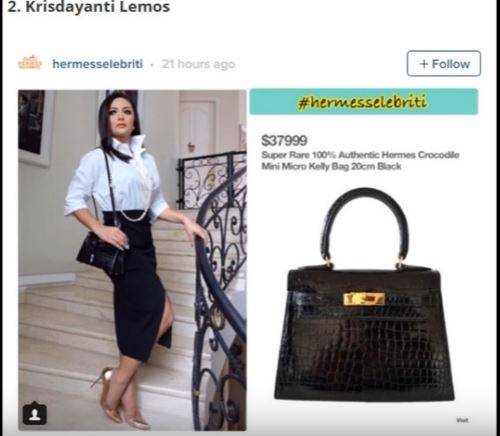 Tas Hermes Termahal Ternyata Bukan Milik Syahrini, Tapi Artis Ini, Mau Tahu Harganya? Bikin Melongo!