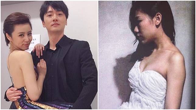 女星王瞳(左圖左)1日遭男星馬俊麟(左圖右)妻子梁敏婷(右圖)控告「侵害配偶權」求償4百萬。圖／翻攝自王瞳臉書、梁敏婷IG